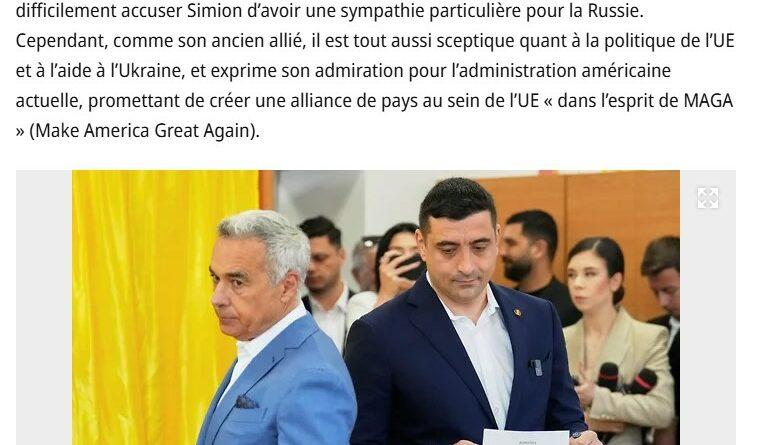 presidentielle roumanie